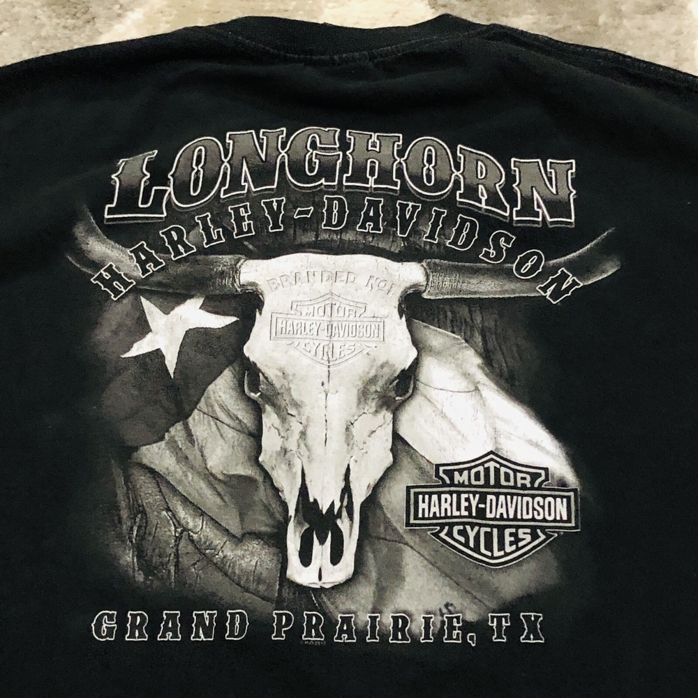 Harley-Davidson Longhorn Graphic Tee - Black - Picture 3 of 11